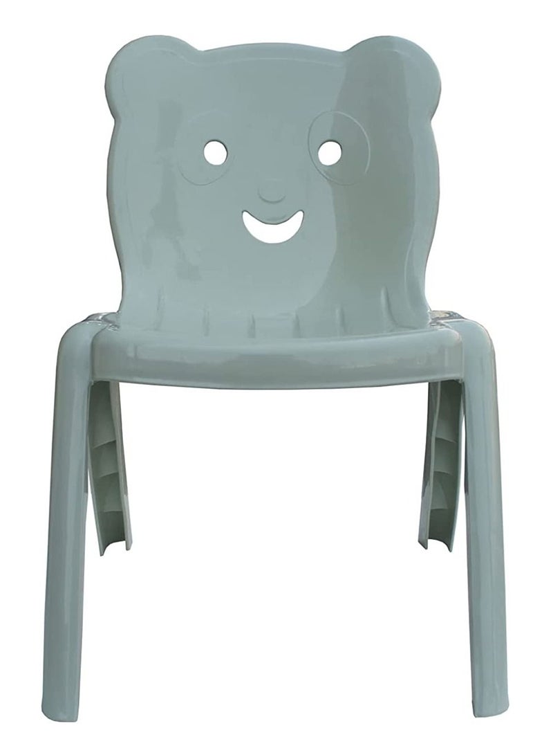 Mahmayi كرسي Mahmayi CHC1 للأطفال والطفل مصنوع من مادة بلاستيكية متينة - رمادي - Image 2