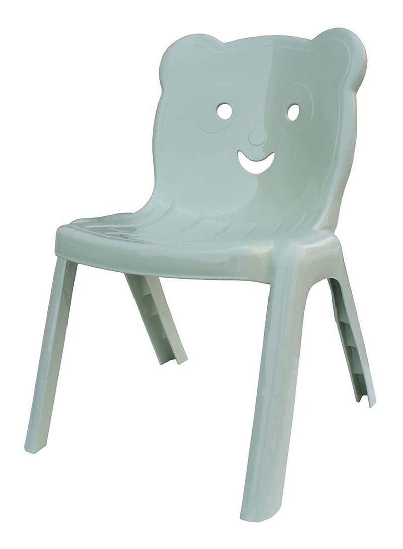 Mahmayi كرسي Mahmayi CHC1 للأطفال والطفل مصنوع من مادة بلاستيكية متينة - رمادي - Image 1