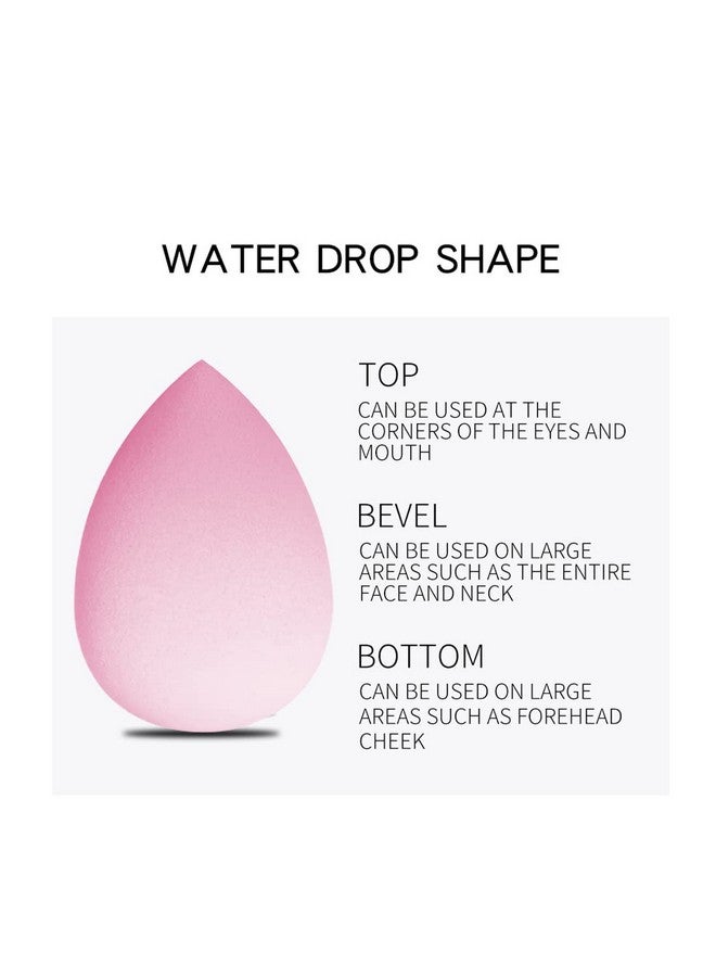 أدبيني اسفنجة مكياج بيوتي مع فرشاة مكياج، مع فرشاة منظف بيض للسوائل والكريم والبودرة (إسفنجة مكياج + فرشاة واحدة منظف بيض)، ألوان متنوعة - Image 5