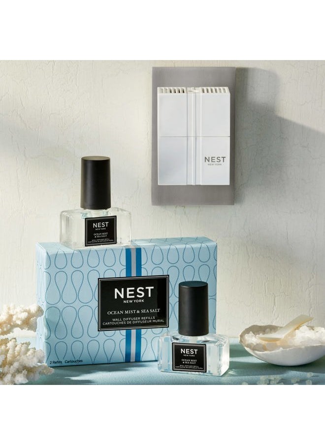 NEST FRAGRANCES Wall Diffuser Refill Vials, Ocean Mist & Sea Salt - Set of 2 - Up to 60 Days of Continuous Scent - Cruelty Free, Vegan - Made in USA  - Image 5