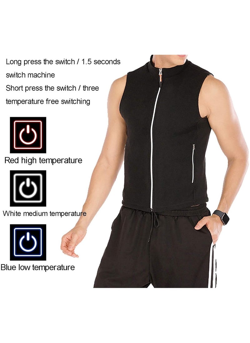 Heating Vest For Men Women, Electric Lightweight Heating Coat USB Electric Body Warmer Clothes Motorcycle Warm Vest For Hiking, Outdoor Activities