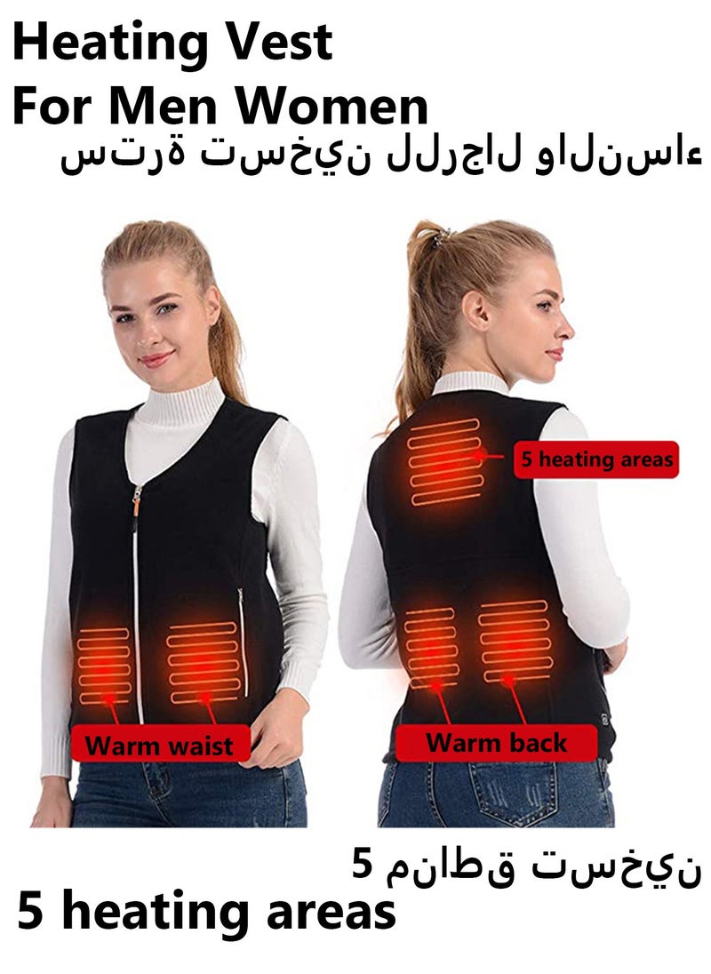 Arabest - Heating Vest For Men Women, Electric Lightweight Heating Coat USB Electric Body Warmer Clothes Motorcycle Warm Vest For Hiking, Outdoor Activities - Image 1