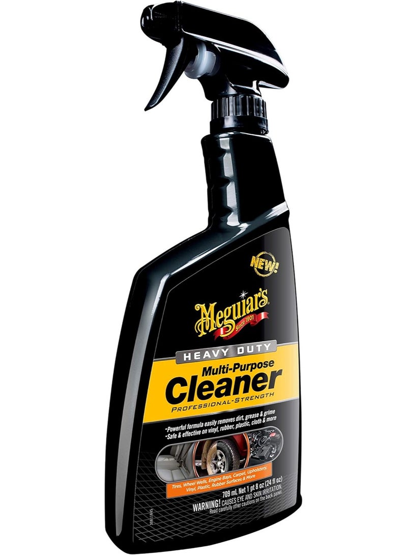 Meguiar's Heavy Duty Multi-Purpose Cleaner 709ml – Deep Cleaning for Interior & Exterior, Tyres, Plastics, Upholstery & Engine Bay G180224 - Image 1