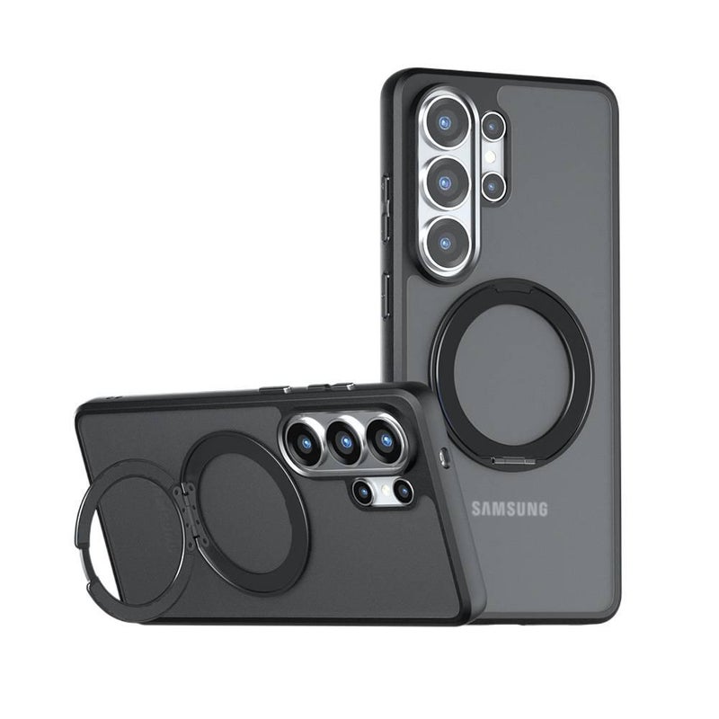 Protective Case | Shockproof Cover for Samsung Galaxy S24 Ultra | PC Drop Protection | Matte Black - Image 1