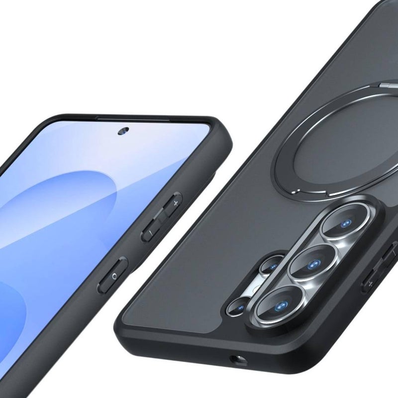 Protective Case | Shockproof Cover for Samsung Galaxy S24 Ultra | PC Drop Protection | Matte Black - Image 5