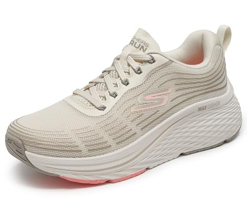 SKECHERS حذاء سكيشرز النسائي ماكس كوشنينغ إلت 2.0، طبيعي/وردي، 8 - Image 4