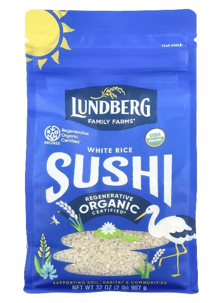 Lundberg, Organic White Rice Sushi, 32 oz (907 g) - Image 1
