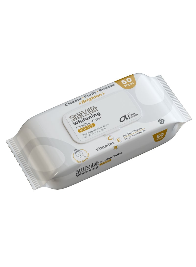 starville StarVille Whitening Micellar Water Wipes 50 - Image 3