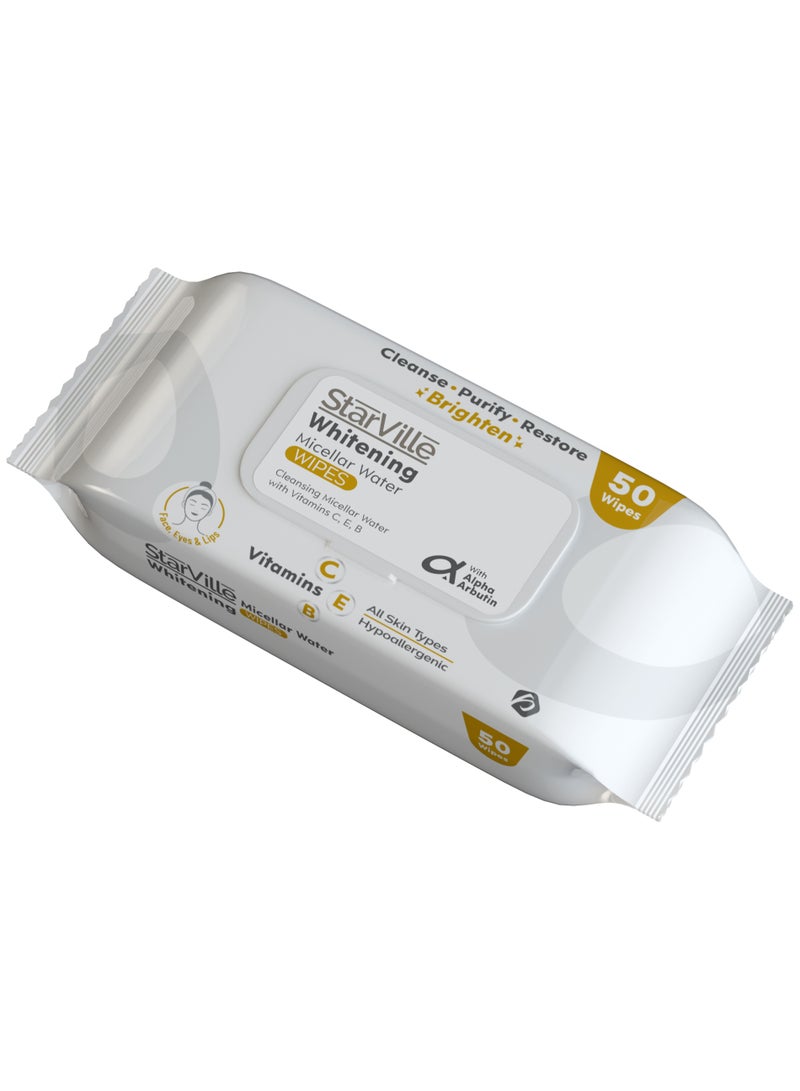 starville StarVille Whitening Micellar Water Wipes 50 - Image 2