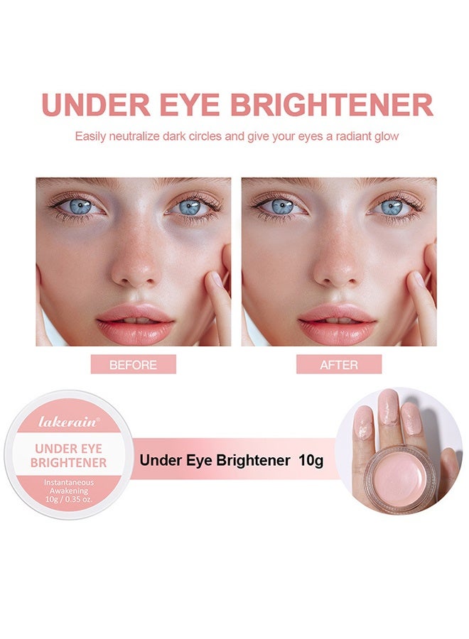 lakerain Under Eye Brightener - Conceal and Brighten Dark Circles With Hyaluronic Acid and Shea Butter Vegan Cruelty Free and Paraben Free - Image 2