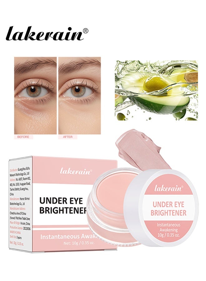 lakerain Under Eye Brightener - Conceal and Brighten Dark Circles With Hyaluronic Acid and Shea Butter Vegan Cruelty Free and Paraben Free - Image 1