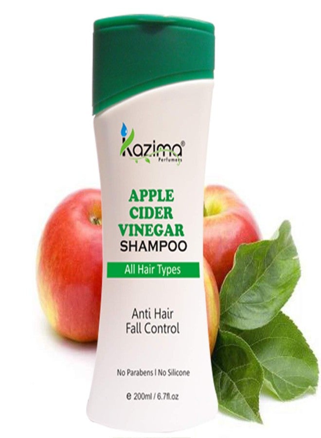 KAZIMA Combo of Apple Cider Vinegar Shampoo and Anti Hair fall & Damage Control Conditioner for Hair fall Control, Damage Repair & Hair Shining, 200 ml each - Image 4