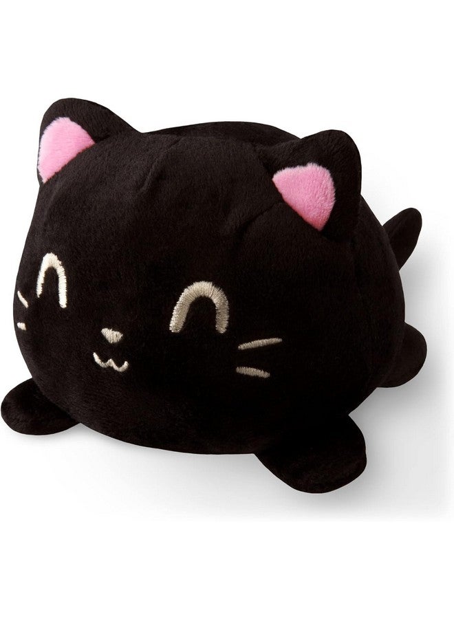 Babique Reversible plushie Cat Stuffed Soft Toy Plush Soft Toy Cute Kids Animal Home Decor Boys/Girls/Baby (Black 15cm) - Image 2