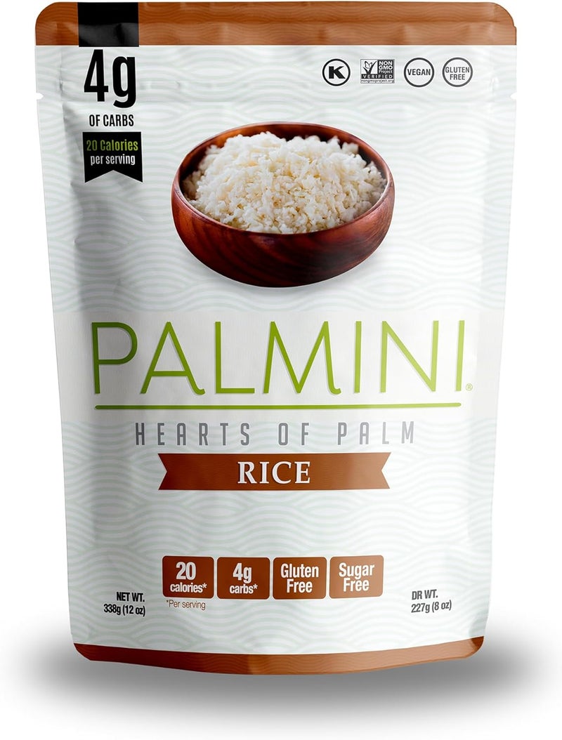 Palmini Low Carb Rice Pouch - Gluten Free, Vegan, 227g - Image 1