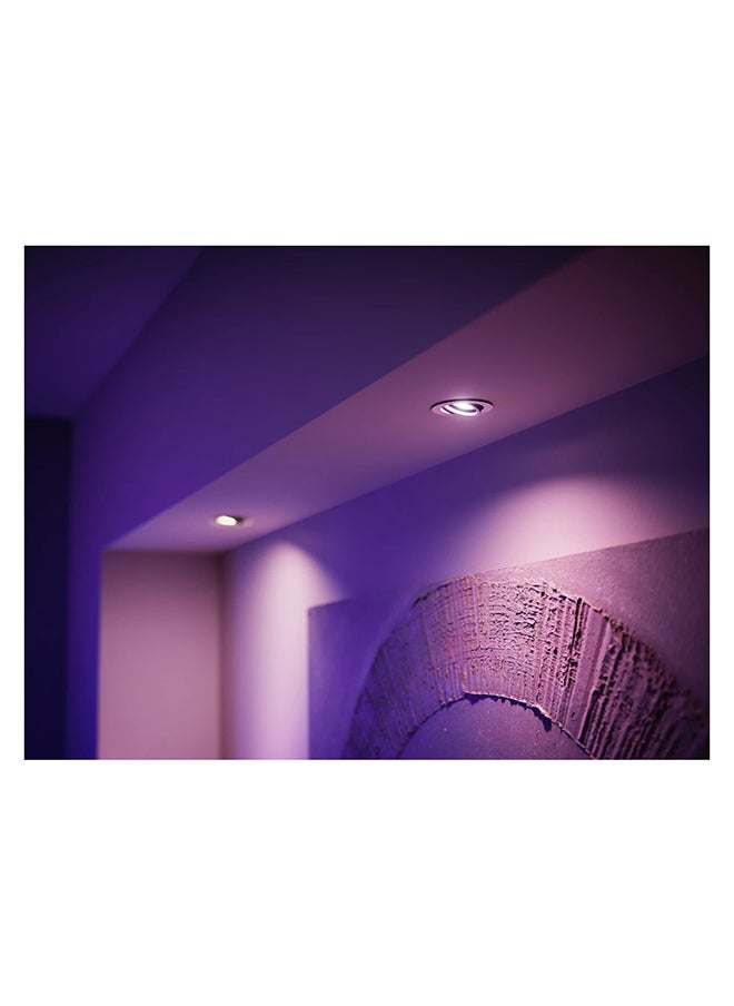 Philips - Philips Hue White and Colour Ambiance Smart Light 2 Pack [GU10 Spot] With Bluetooth. Works with Alexa, Google Assistant and Apple Homekit - Image 1