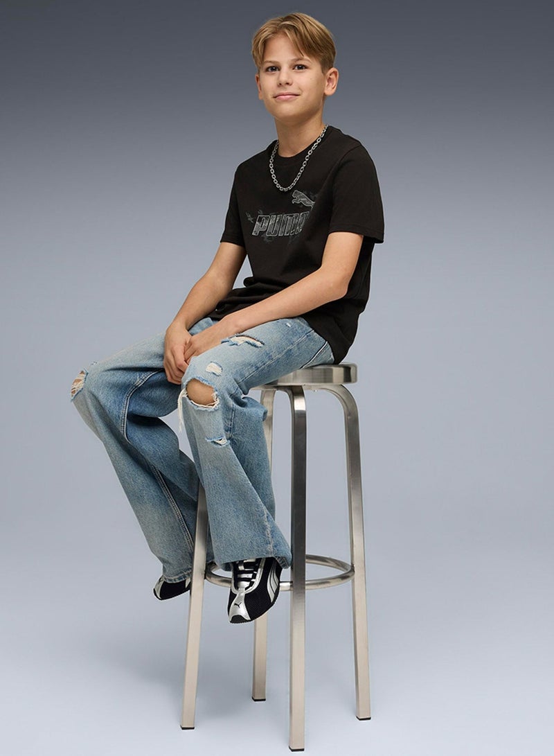 PUMA Youth Essential Camo T-Shirt - Image 3