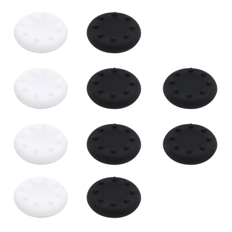 Rayker Replacement Grip Gel for PS3 PS4 Xbox One Controller Thumbstick, Anti-Slip Silicone Gel Cap for Joystick, 5 Pairs, Black/Whtie - Image 4