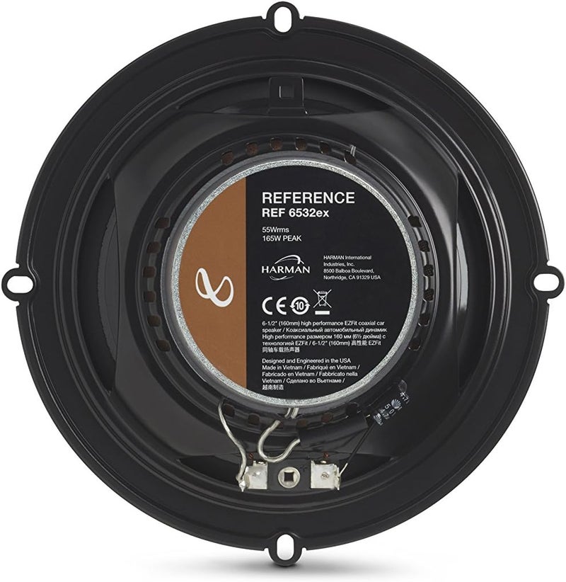Infinity REF-6532EX 6.5 Inch Two-Way Coaxial Car Speakers - Image 4