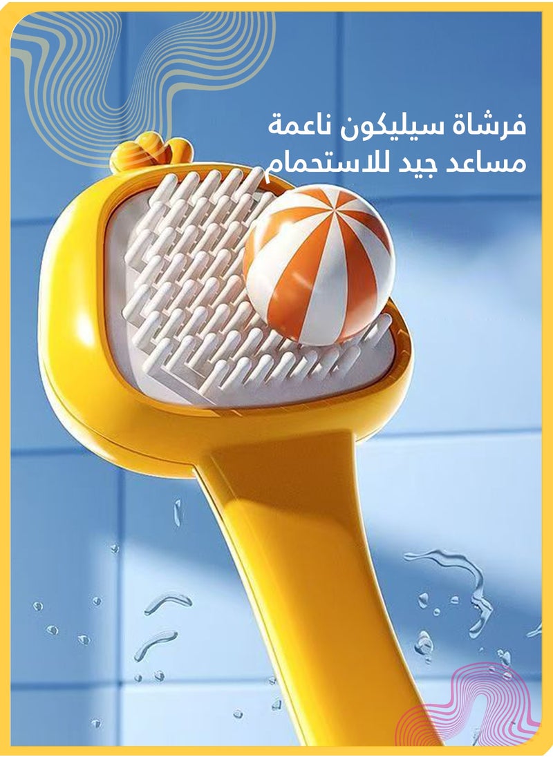 She&Little Little Yellow Ducks Bath Toy Set, 8-Piece Tub Water Play Set for Toddlers, Fun Pipe Accessories, Educational and Interactive, Ideal for Boys and Girls 18M+(Yellow)  - Image 4