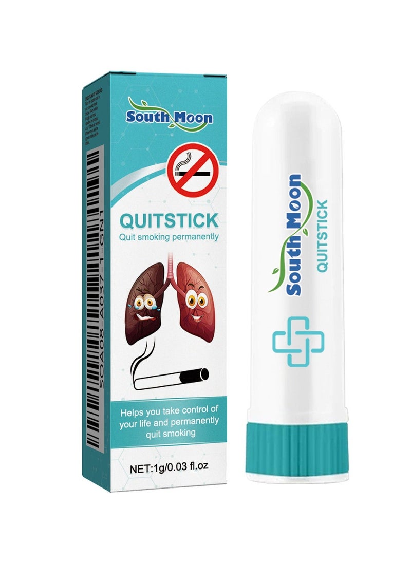 SOUTH MOON Quit Smoking Inhaler Stick, Aromatherapy Inhaler for Emotional Balance and Mood Improvement, Natural Smoking Alternative, Easy-to-Use Smoke-Free Quit Stick 1g  - Image 1