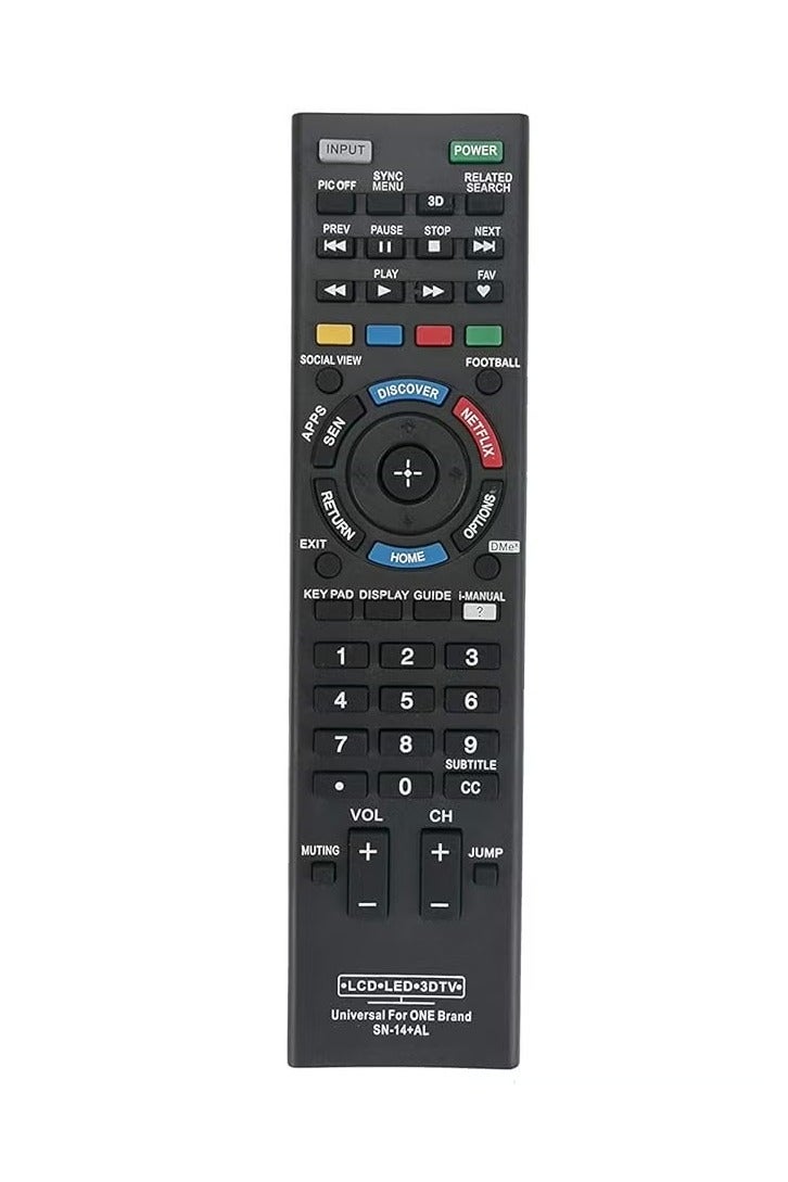 ELTRAZONE Universal Learning Remote Control SN-14+AL – Compatible with Sony RM-YD005, RM-YD014, RM-YD018, RM-YD021, RM-YD028, RM-YD040, RM-YD103, RM-YD156 and More – Easy Setup, Multi-Device Control - Image 2