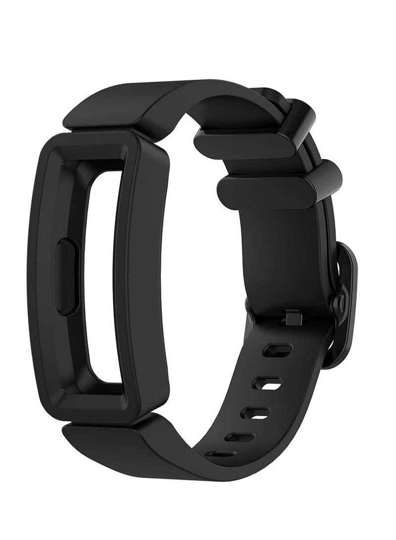 Bands Fit for Fitbit Ace 3 for Kids, Soft Silicone Waterproof Bracelet Accessories Sports Watch Strap Replacement for Fitbit Ace 3 Boys Girl - Image 1