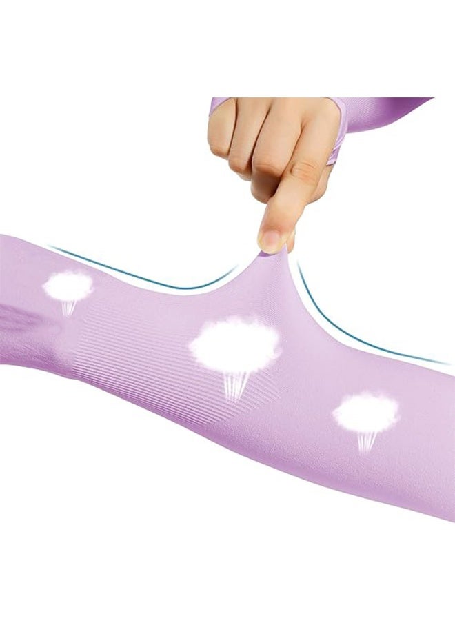 Sweet Life 6 Pairs Arm Sleeves for Women Men UPF50+ UV Protection Sun Sleeves Sport Cooling Compression Sleeves to Cover Arms with Thumb Hole - Image 5