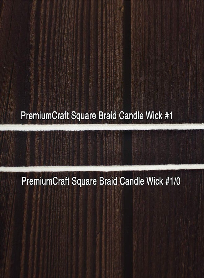 PremiumCraft Square Braid Cotton Candle Wick - #1 - Image 3