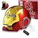 Tarrshiney Electronic MarK 5 Helmet Gold Voice ControlSensingRemote Control OpenClose with Sounds LED Eyes Light Up Super Hero Movie 11 model Prop - Image 3