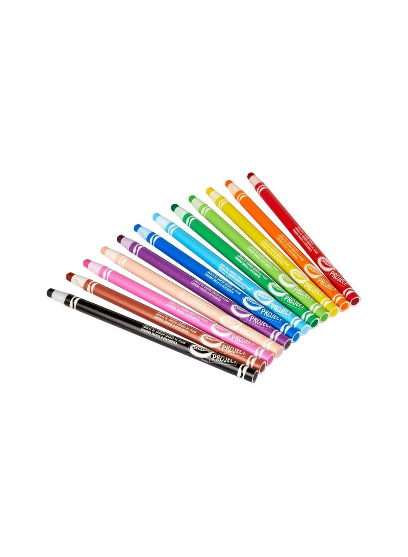 Crayola Easy Peel Crayon Pencils 12pcs - Image 1