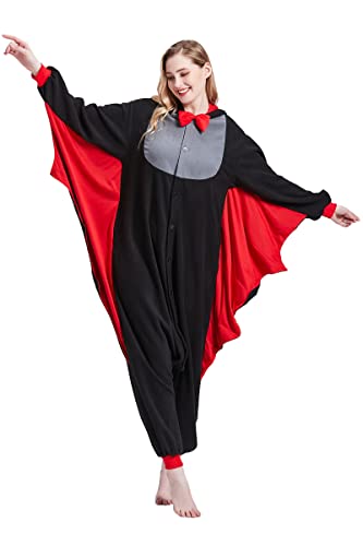 Magicalani Bat Onesie Adult – Soft Polyester Animal Pajamas | Cozy Winter Sleepwear & Cute for Men & Women - Image 5