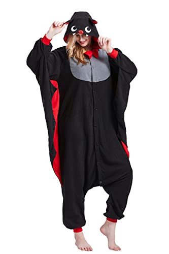 Magicalani Bat Onesie Adult – Soft Polyester Animal Pajamas | Cozy Winter Sleepwear & Cute for Men & Women - Image 4