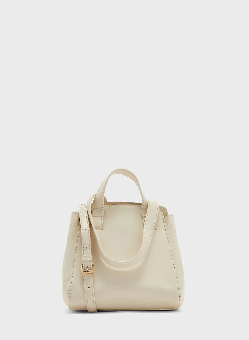 Ginger Minimalist Tote Bag With Long Handle