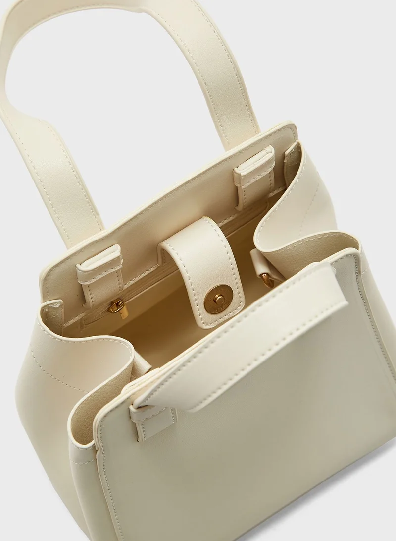 Ginger Minimalist Tote Bag With Long Handle