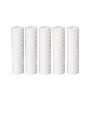 Water Filter Replacement Cartridges 10" Polypropylene Cotton Sponge Universal Cartridges, Standard Pre-filter Yarn Sediment for Standard RO Systems (Pack of 5, 10" Cotton Yarn (110g)) - pzsku/Z70C9D394D888A34E99F7Z/45/1746625127/82823a1e-0b1e-4243-a6bc-232a57d71049