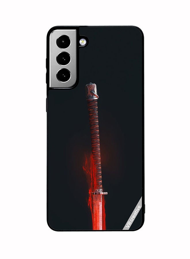VR CREATIVE Protective Case Cover For Samsung Galaxy S21 FE 5G The Mortal Blade Design Multicolour - Image 1