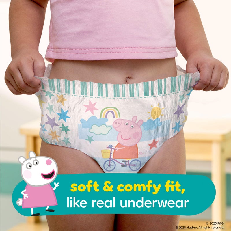 Pampers Training Pants - Easy Ups Girls & Boys - Size 2T-3T, 140 Count, Peppa Pig Potty Underwear (Packaging May Vary) - Image 3