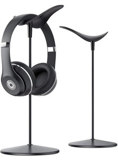 Lamicall Headphone Stand Desktop Headset Holder Desk Earphone Stand For All Headsets Such As Airpods Max Gaming Headphones Beats Sennheiser Music Headphones Black  - Image 1