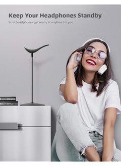 Lamicall Headphone Stand Desktop Headset Holder Desk Earphone Stand For All Headsets Such As Airpods Max Gaming Headphones Beats Sennheiser Music Headphones Black  - Image 5