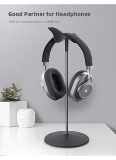 Lamicall Headphone Stand Desktop Headset Holder Desk Earphone Stand For All Headsets Such As Airpods Max Gaming Headphones Beats Sennheiser Music Headphones Black  - Image 2