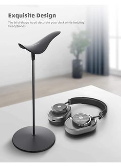 Lamicall Headphone Stand Desktop Headset Holder Desk Earphone Stand For All Headsets Such As Airpods Max Gaming Headphones Beats Sennheiser Music Headphones Black  - Image 3