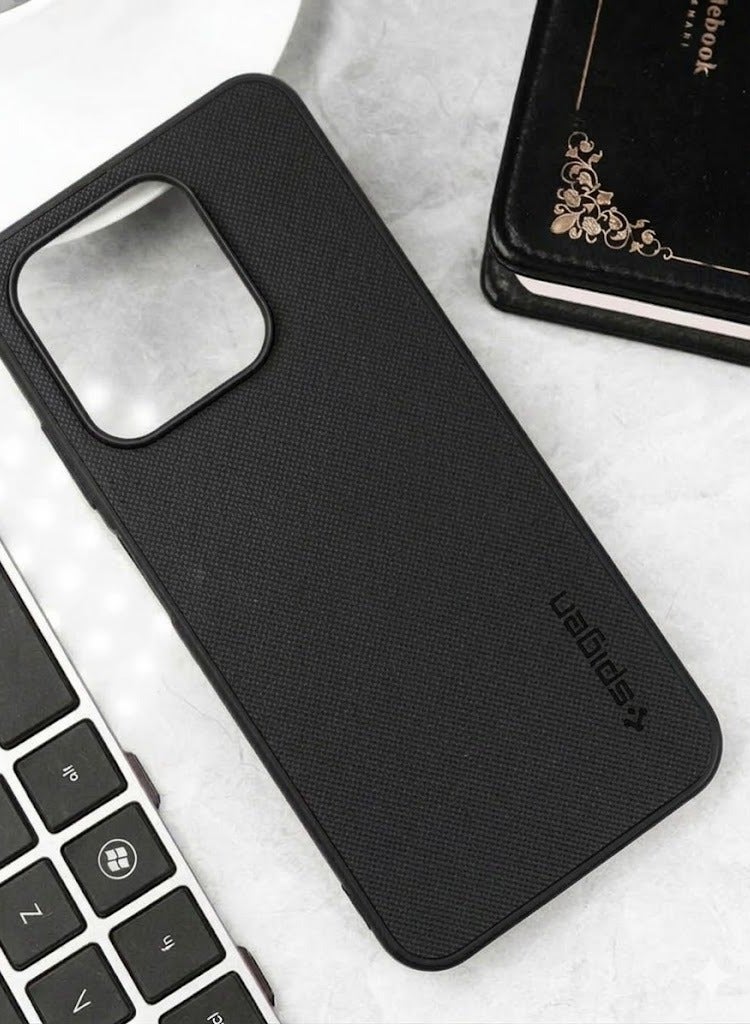 سبايجن جراب Spigen لهاتف Realme C61/C63، حماية متينة بلمسة من الأناقة - أسود. - Image 1