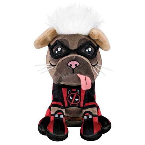 Bleacher Creatures Marvel Deadpool 3 Dogpool 8 Kuricha Sitting Plush Soft Chibi Inspired Toy - Image 1