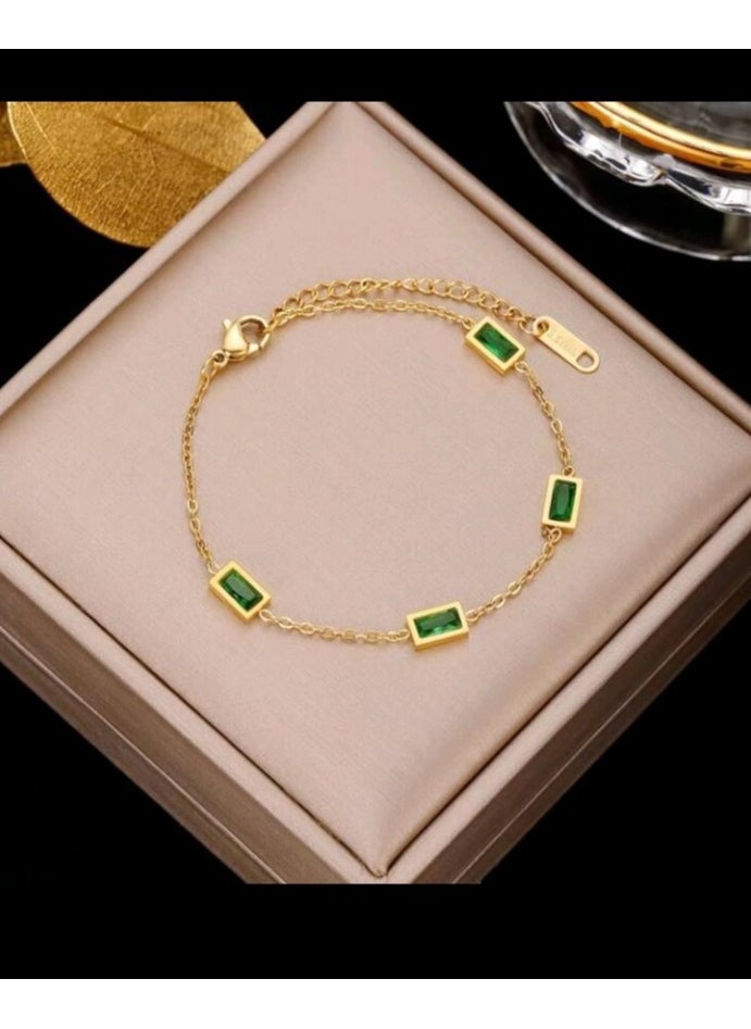 FIFTY 50 - High Quality Stainless Steel Trendy Bracelet For Women - Image 1