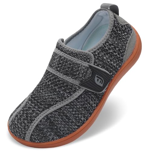 JOINFREE Wide Toe Box Diabetic Shoes for Women & Men with Adjustable Upper, Zero Drop, Non Slip Causal Walking Sneakers, Comfortable for Swollen Feet, Edema, Arthritis & Elderly Size Women 9/Men 7 - Image 1