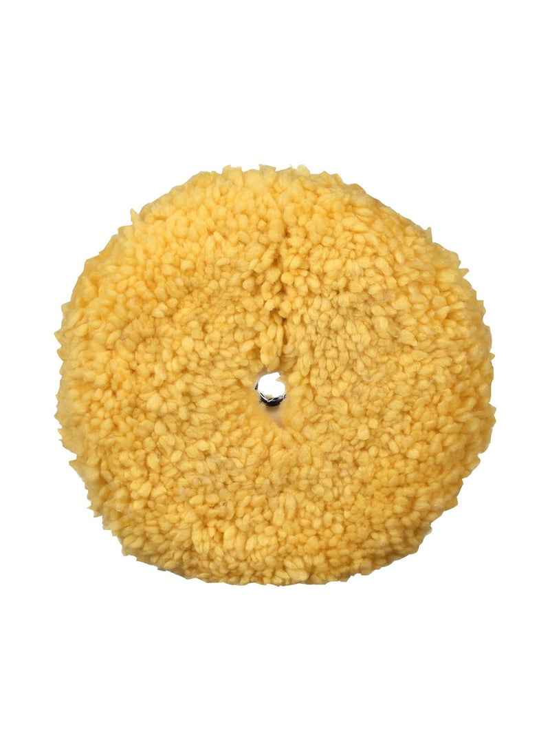 Winner Winner Wool Wheel Wool Polishing Clean Buffing Wheel Pad 7" 180 mm Yellow 