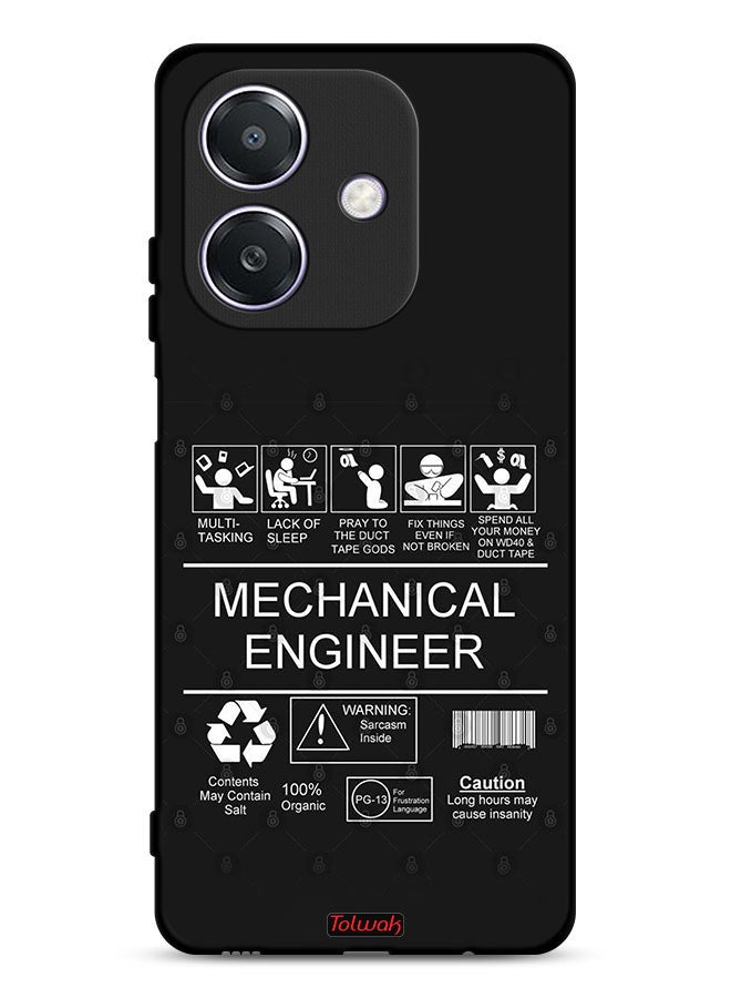 Tolwak Oppo A3 5G Protective Case Cover Mechanical Engineer Sticker - Image 1