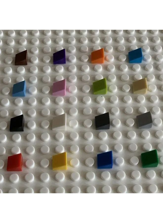 Sky Blue 100pcs 30 Degree Slope 1x1x2 3 Brick High Tech Changeover Catch Building Blocks Parts Educational Toys Children Gifts - Image 4