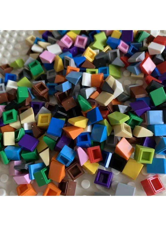 Sky Blue 100pcs 30 Degree Slope 1x1x2 3 Brick High Tech Changeover Catch Building Blocks Parts Educational Toys Children Gifts - Image 5