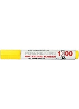 lineplus Board Marker Round Tip 3 mm 1000 Yellow 
